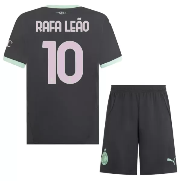 AC Milan Rafael Leão 10 Ausweichtrikot 24/25 für Kinder