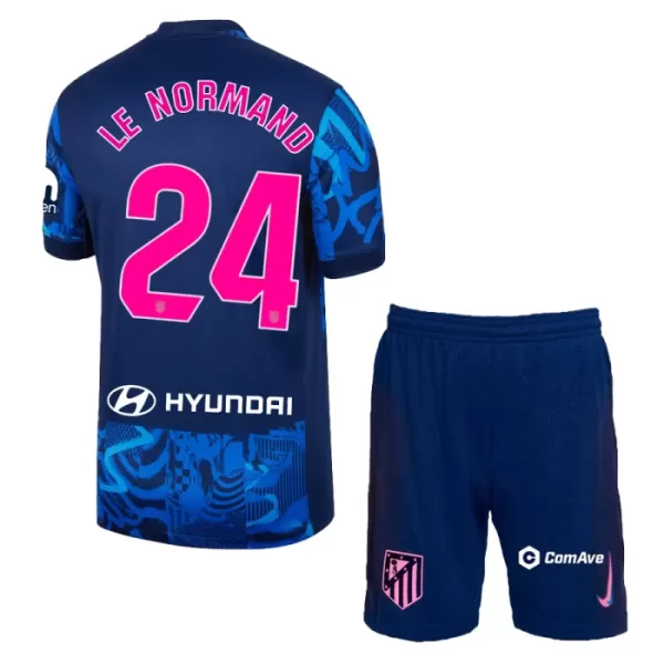 Atlético Madrid Le Normand 24 Ausweichtrikot 24/25 für Kinder