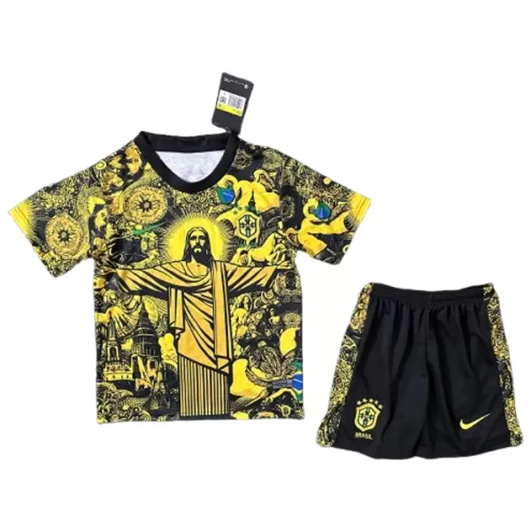 Brasilien Trikot 2024 für Kinder Gelb (Speziell)