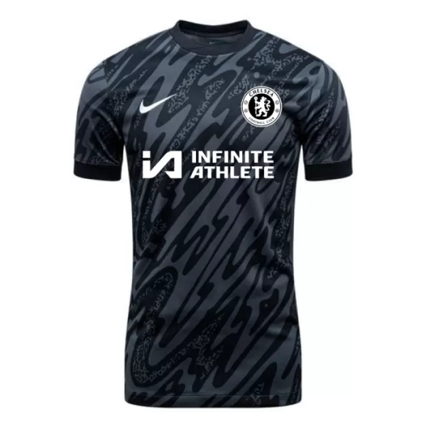 Chelsea Torwart Trikot 24/25 für Herren Schwarz