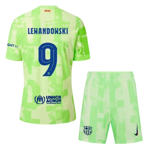 FC Barcelona Robert Lewandowski 9 Ausweichtrikot 24/25 für Kinder