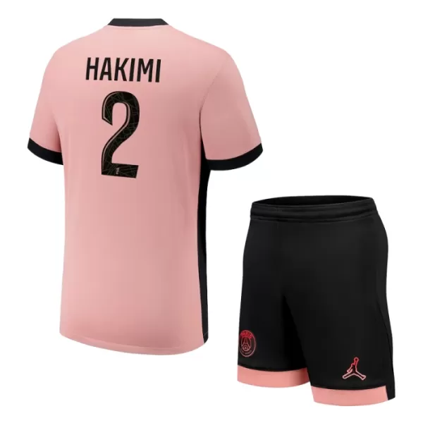 Paris Saint-Germain Achraf Hakimi 2 Ausweichtrikot 24/25 für Kinder