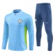 Manchester City Trainingspullover-Set 24/25 für Herren Blau