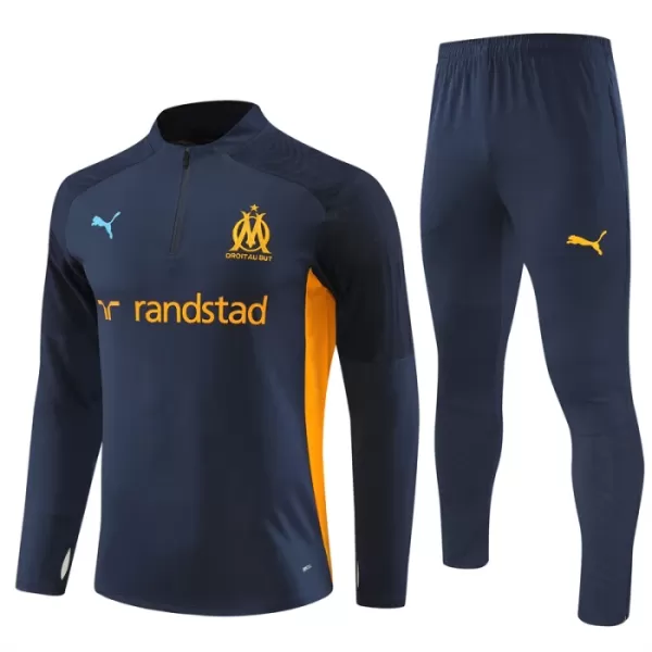 Olympique de Marseille Trainingspullover-Set 24/25 für Herren Navy