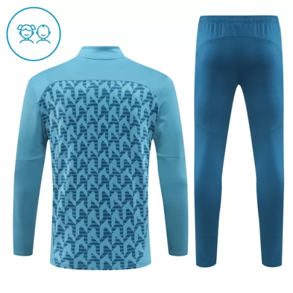 Olympique de Marseille Trainingspullover-Set 24/25 für Kinder Blau