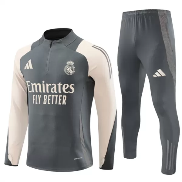 Real Madrid Trainingspullover-Set 24/25 für Herren Grau