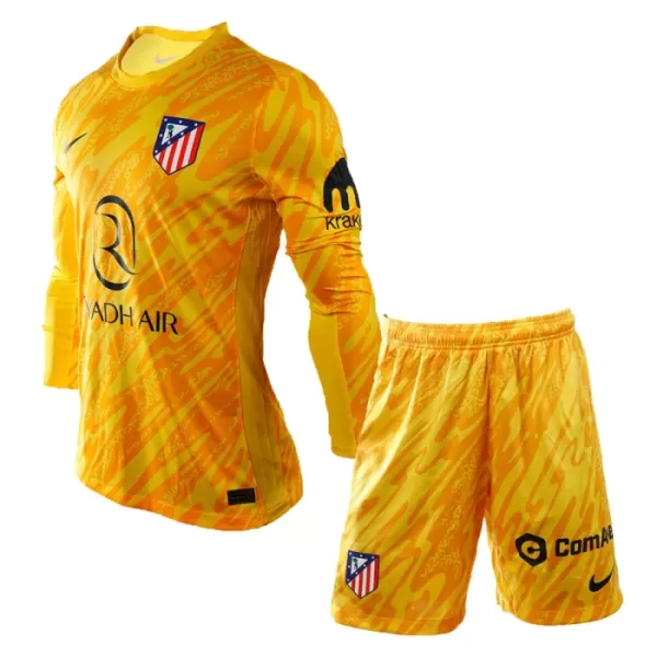 Atlético Madrid Torwart Ausweichtrikot 24/25 Langarm für Kinder