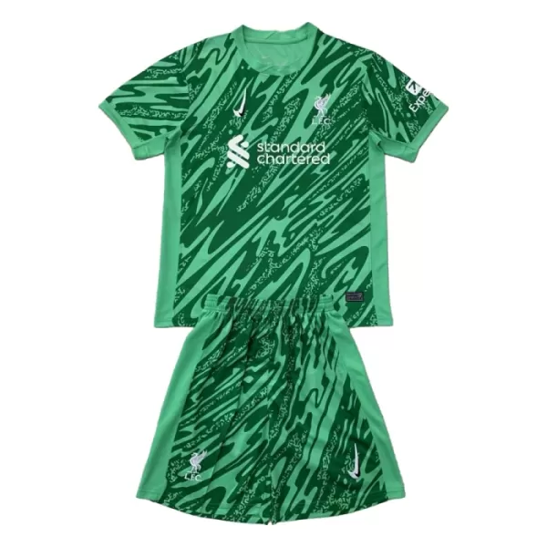 Liverpool Torwart Trikot 24/25 für Kinder Grün