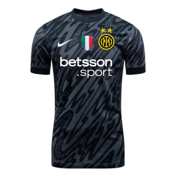 Inter Milan Torwart Trikot 24/25 für Herren Schwarz