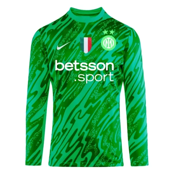 Inter Milan Torwart Trikot 24/25 Langarm für Herren Grün