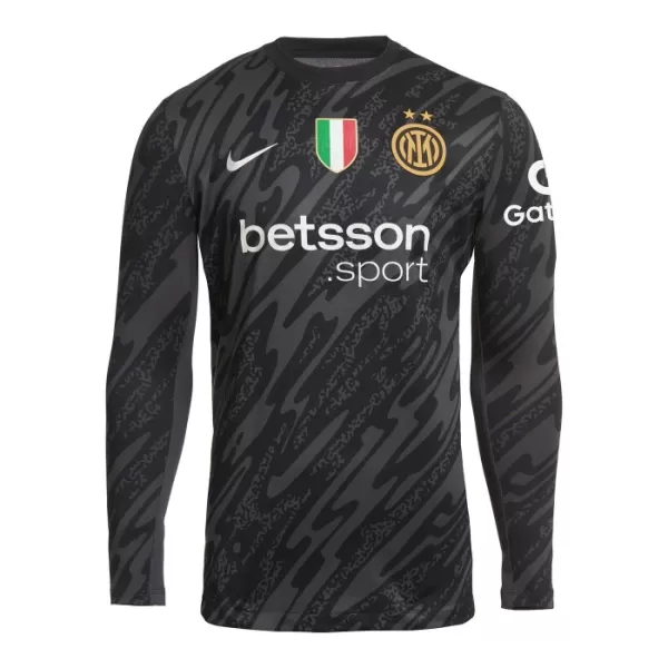 Inter Milan Torwart Trikot 24/25 Langarm für Herren Schwarz