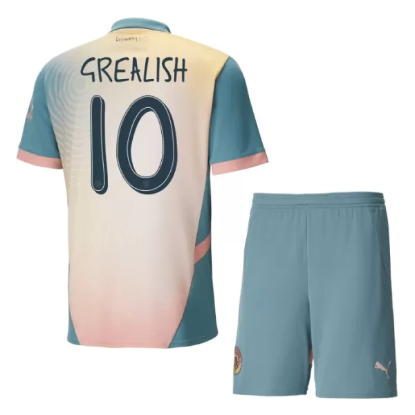 Manchester City Jack Grealish 10 4.Trikot 24/25 für Kinder