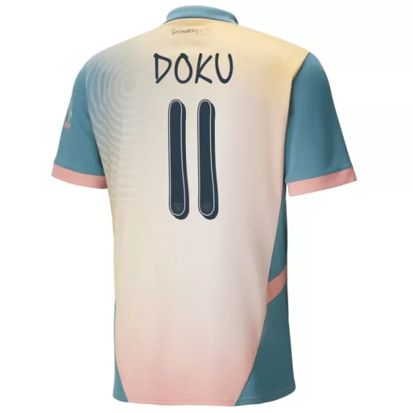 Manchester City Jérémy Doku 11 4.Trikot 24/25 für Herren