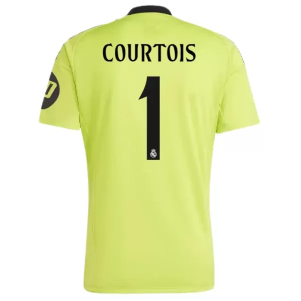 Real Madrid Thibaut Courtois 1 Torwart Ausweichtrikot 24/25 für Herren