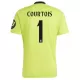 Real Madrid Thibaut Courtois 1 Torwart Ausweichtrikot 24/25 für Herren