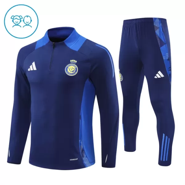 Al-Nassr FC Trainingspullover-Set 24/25 für Kinder Blau