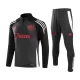 Manchester United Trainingspullover-Set 24/25 für Herren Grau