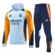 Real Madrid Trainingspullover-Kit mit Kapuzenpullover 24/25 für Herren Blau