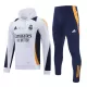 Real Madrid Trainingspullover-Kit mit Kapuzenpullover 24/25 für Herren Weiß