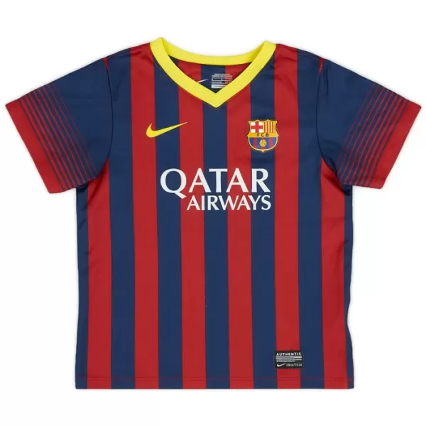 Barcelona 2013-14 Heimtrikot Retro für Herren