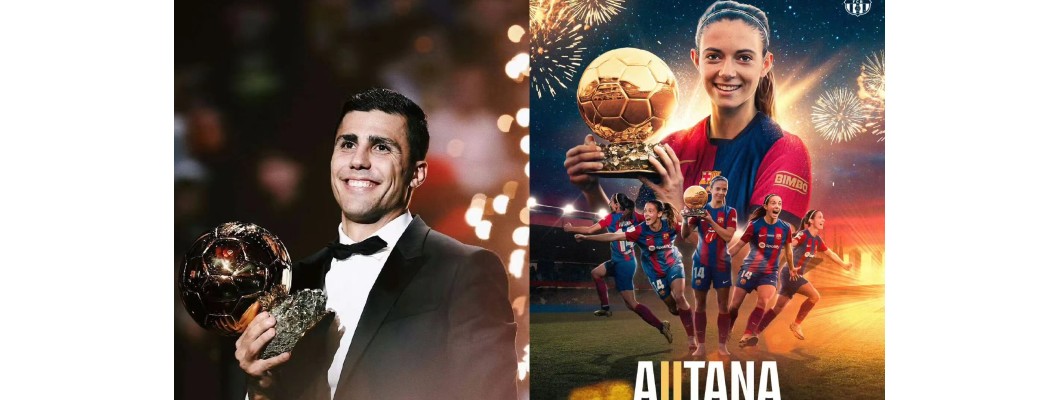 Der Ballon d'Or-Gewinner der Männer Rodri und die Gewinnerin der Frauen Bombati sind beide zukünftige Stars der Fußballwelt